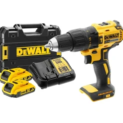 Bore- & Skruemaskiner ^ Dewalt DCD778D2T SLAGBOREMASKINE AKKU MED BATTERI OG LADER