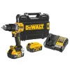 Bore- & Skruemaskiner ^ Dewalt DCD805P2T-QW SLAGBORE-/SKRUEMASKINE LI-ION BATTERI MED BATTERI OG LADER