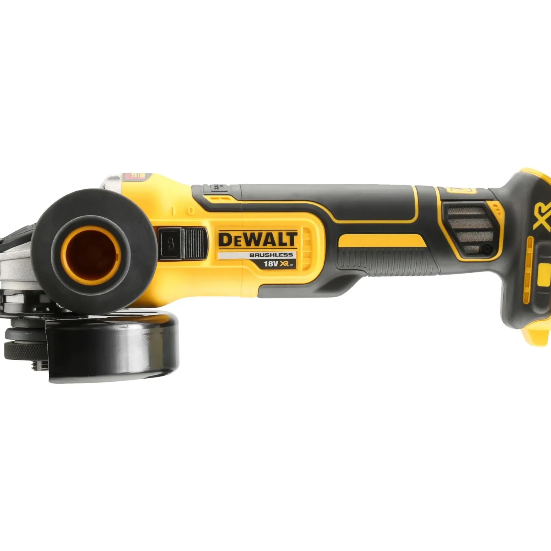 Vinkelslibere ^ Dewalt DCG405N VINKELSLIBER AKKU 18V UDEN BATTERI OG LADER