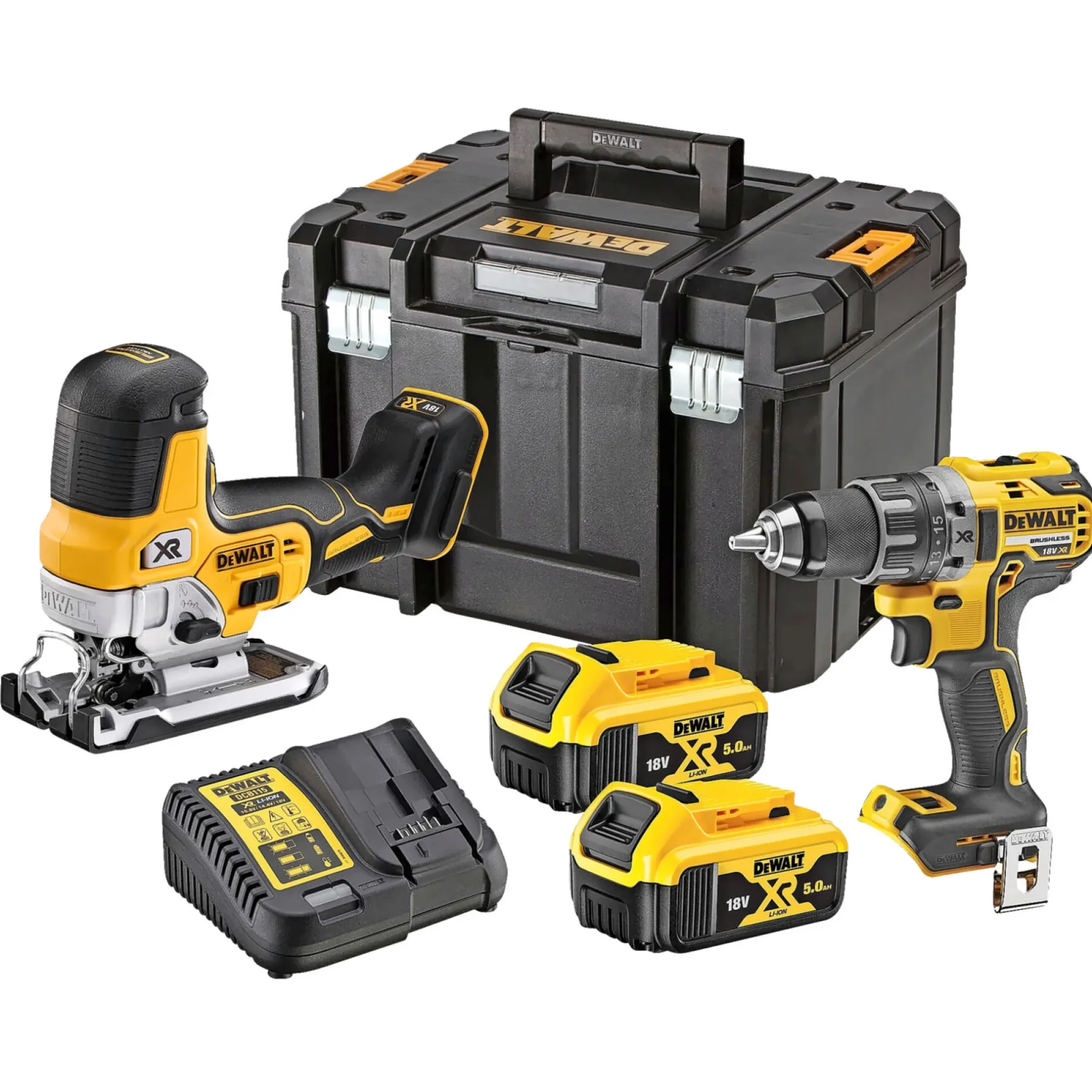 DCK298P2T SKRUEMASKINESÆT AKKU MED BATTERI OG LADER>Dewalt Online