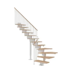 Trapper ^ Dolle DUBAI TRAPPE HVID BØG CLASSIC III 15 TRIN