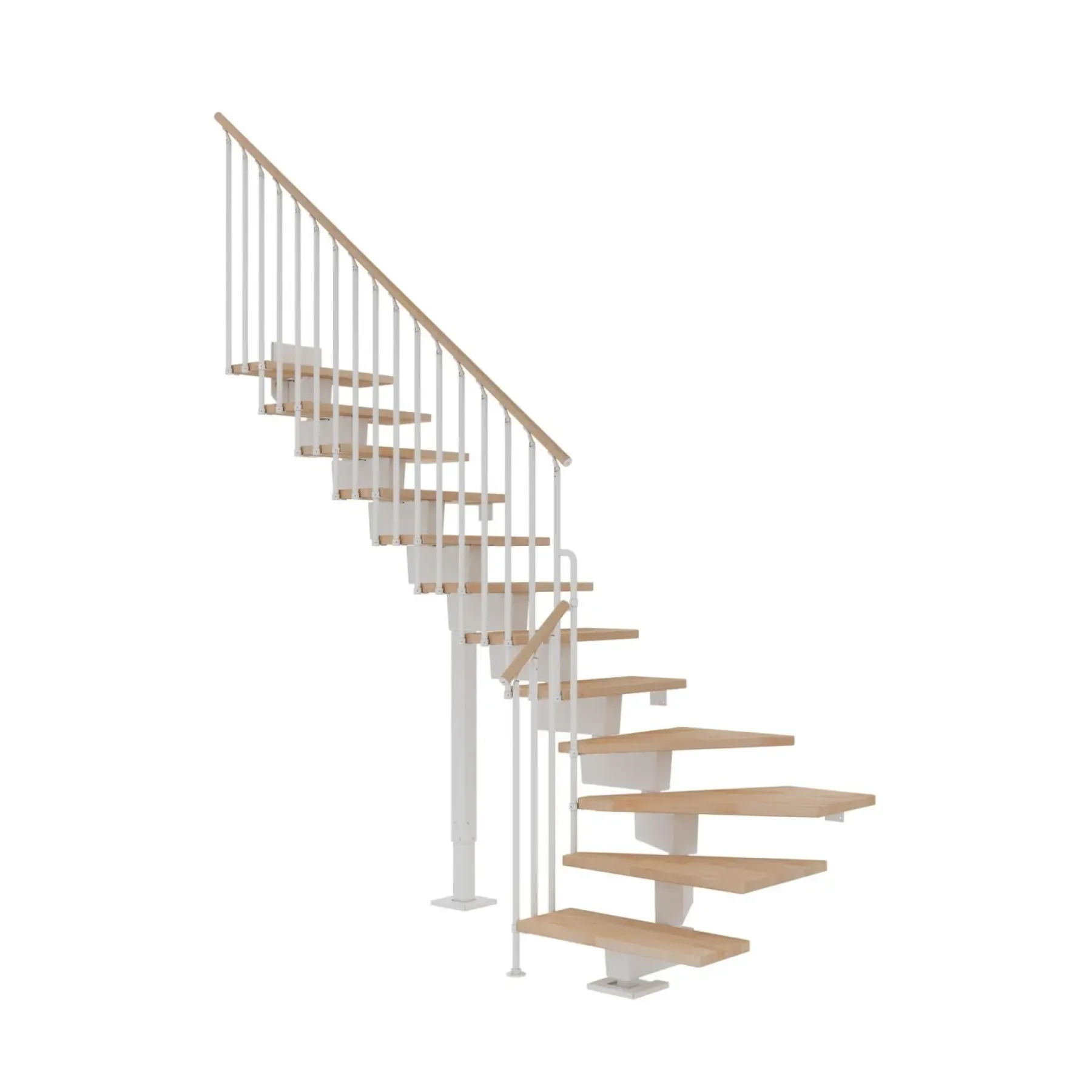 Trapper ^ Dolle DUBAI TRAPPE HVID BØG CLASSIC III 15 TRIN