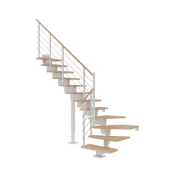 DUBAI TRAPPE HVID BØG DESIGN 11 TRIN>Dolle Outlet