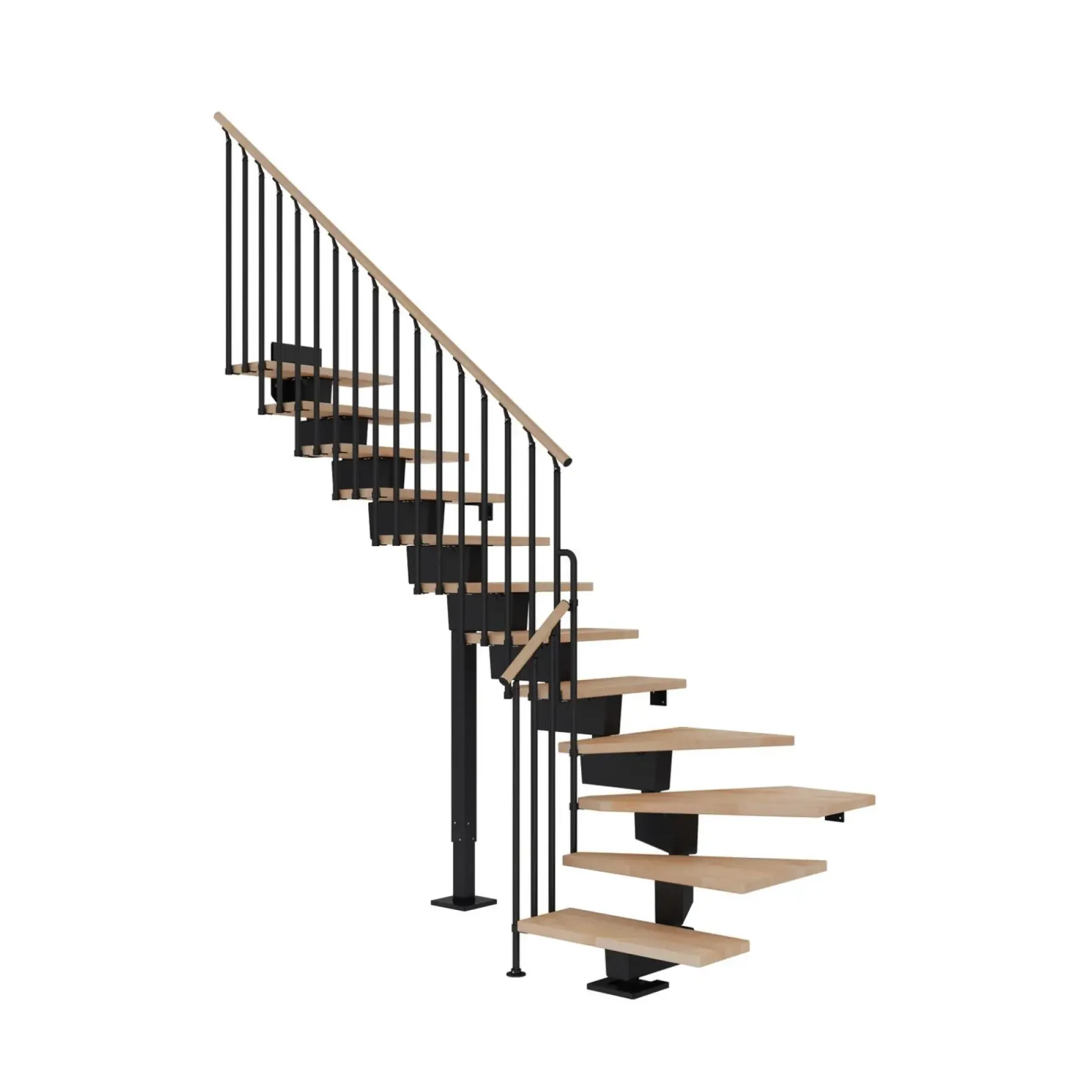 Trapper ^ Dolle DUBAI TRAPPE SORT BØG CLASSIC III 15 TRIN