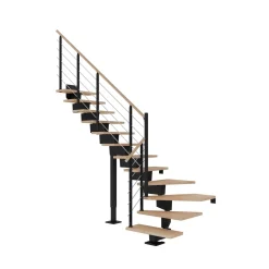 DUBAI TRAPPE SORT BØG DESIGN 16 TRIN>Dolle Hot