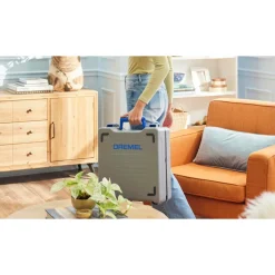 Rundsave ^ Dremel CS12V-SC1 SAVSTATION INKL. RUNDSAV AKKU 12,0 V MED BATTERI