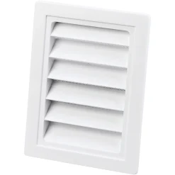 Ventilationsriste ^ Duka 63.1, 100 X 150 MM JALOUSIRIST HVID