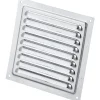 Ventilationsriste ^ Duka MVM250, 250 X 250 MM JALOUSIRIST ALUMINIUM