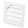 Ventilationsriste ^ Duka TYPE 73.4, Ø99 MM JALOUSIRIST HVID