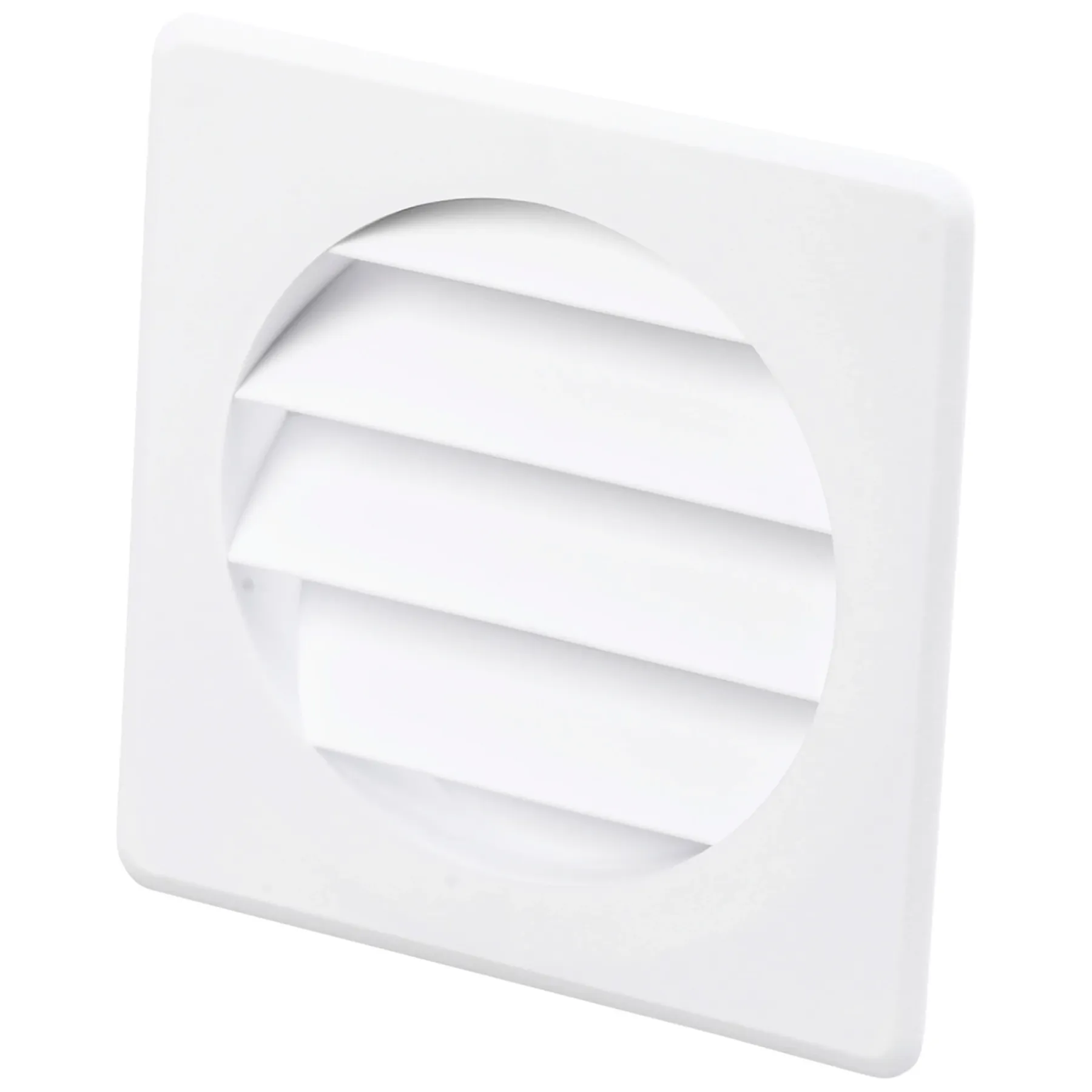 Ventilationsriste ^ Duka TYPE 73.4, Ø99 MM JALOUSIRIST HVID
