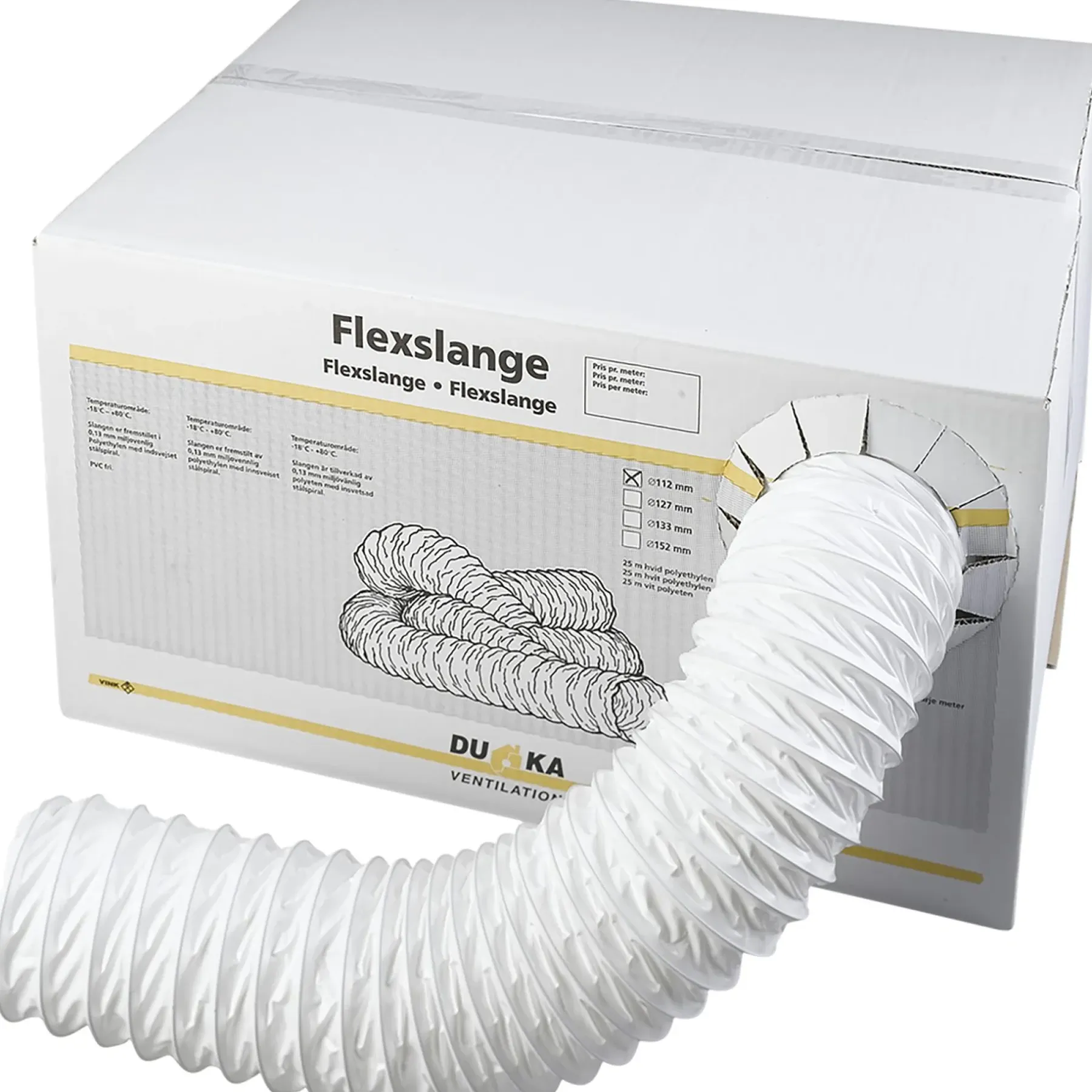 FLEXSLANGE Ø127 MM 25 M>Duka Online
