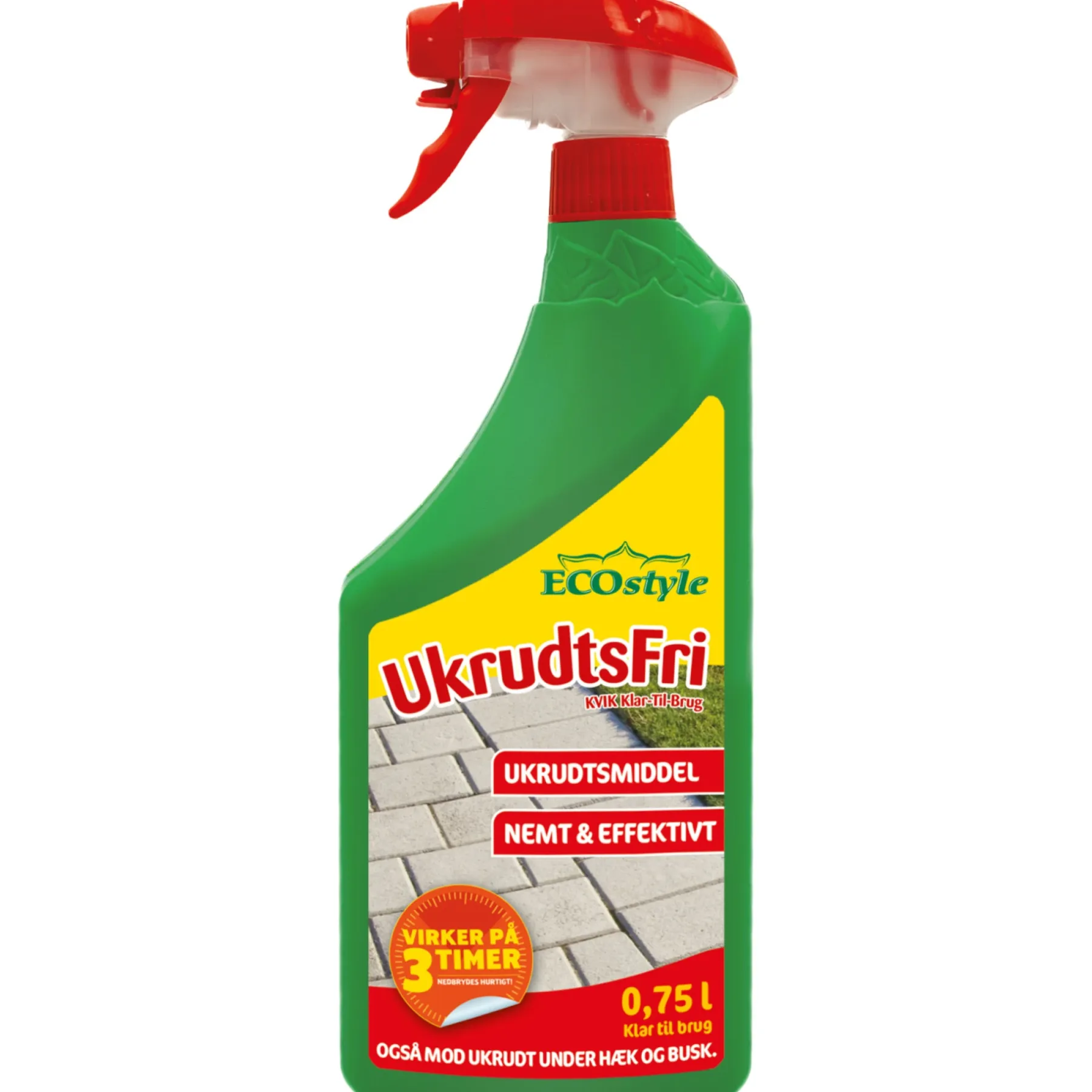 Bekæmpelsesmidler ^ ECOstyle KVIK UKRUDTSMIDDEL 750 ML