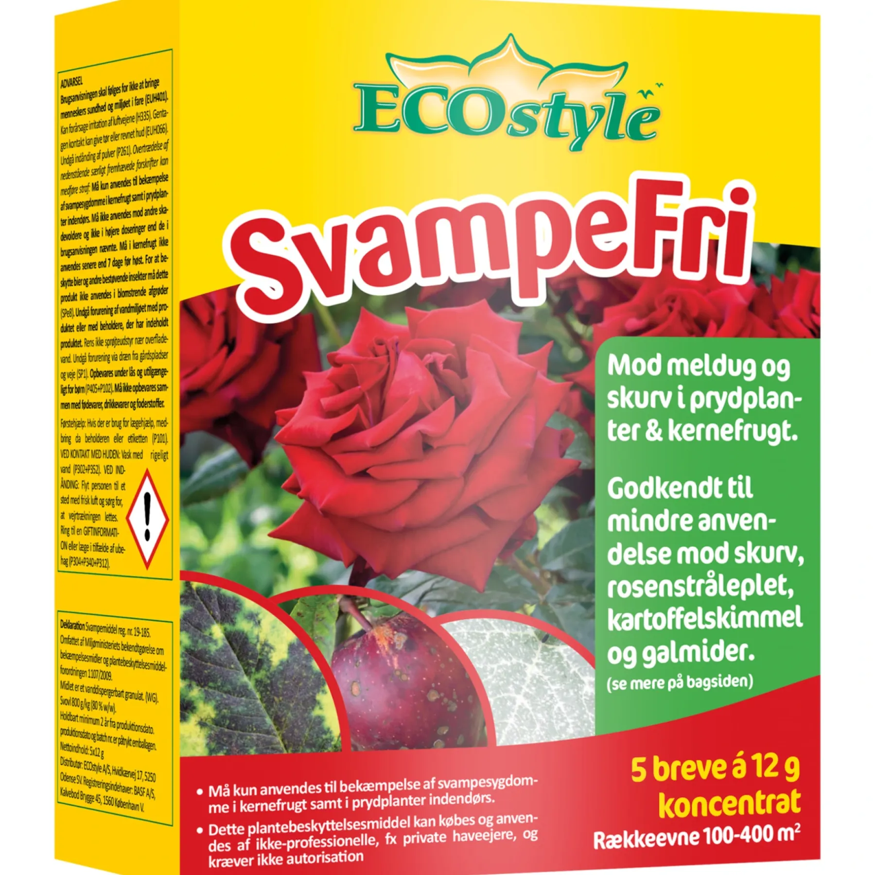 Bekæmpelsesmidler ^ ECOstyle SVAMPEFRI 5 BREVE A 12 G