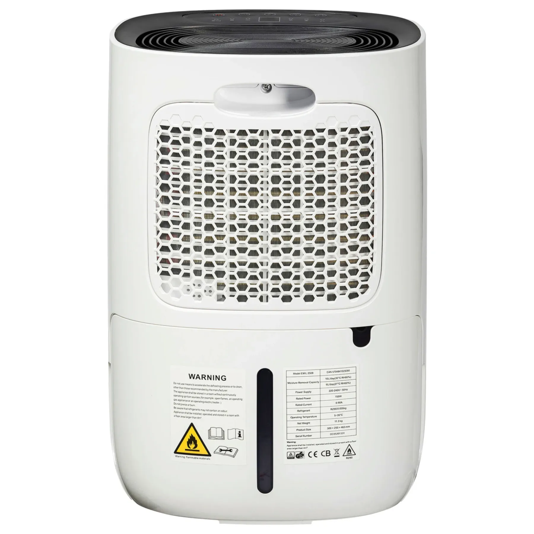EMIL DEHUMIDIFIER 10L - 165W AFFUGTER 10 L/DØGN>Eeese