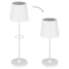 Genopladelige Lamper ^ Eglo DÆMPBAR GENOPLADELIG BORDLAMPE HVID