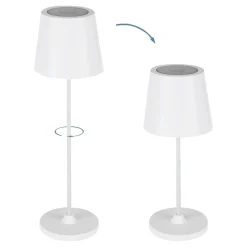 Genopladelige Lamper ^ Eglo DÆMPBAR GENOPLADELIG BORDLAMPE HVID