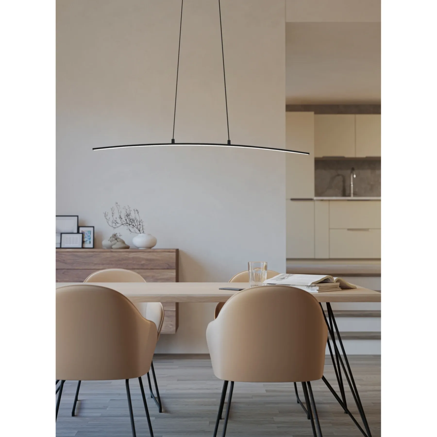 LASANA PENDEL SORT/ALU 96,5 CM>Eglo Outlet