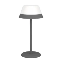 MEGGIANO GENOPLADELIG BORDLAMPE GRÅ/HVID>Eglo Best