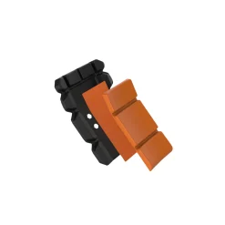 Arbejdstøj Tilbehør ^ Fento M2 POCKET KNÆBESKYTTER SORT/ORANGE ONE SIZE