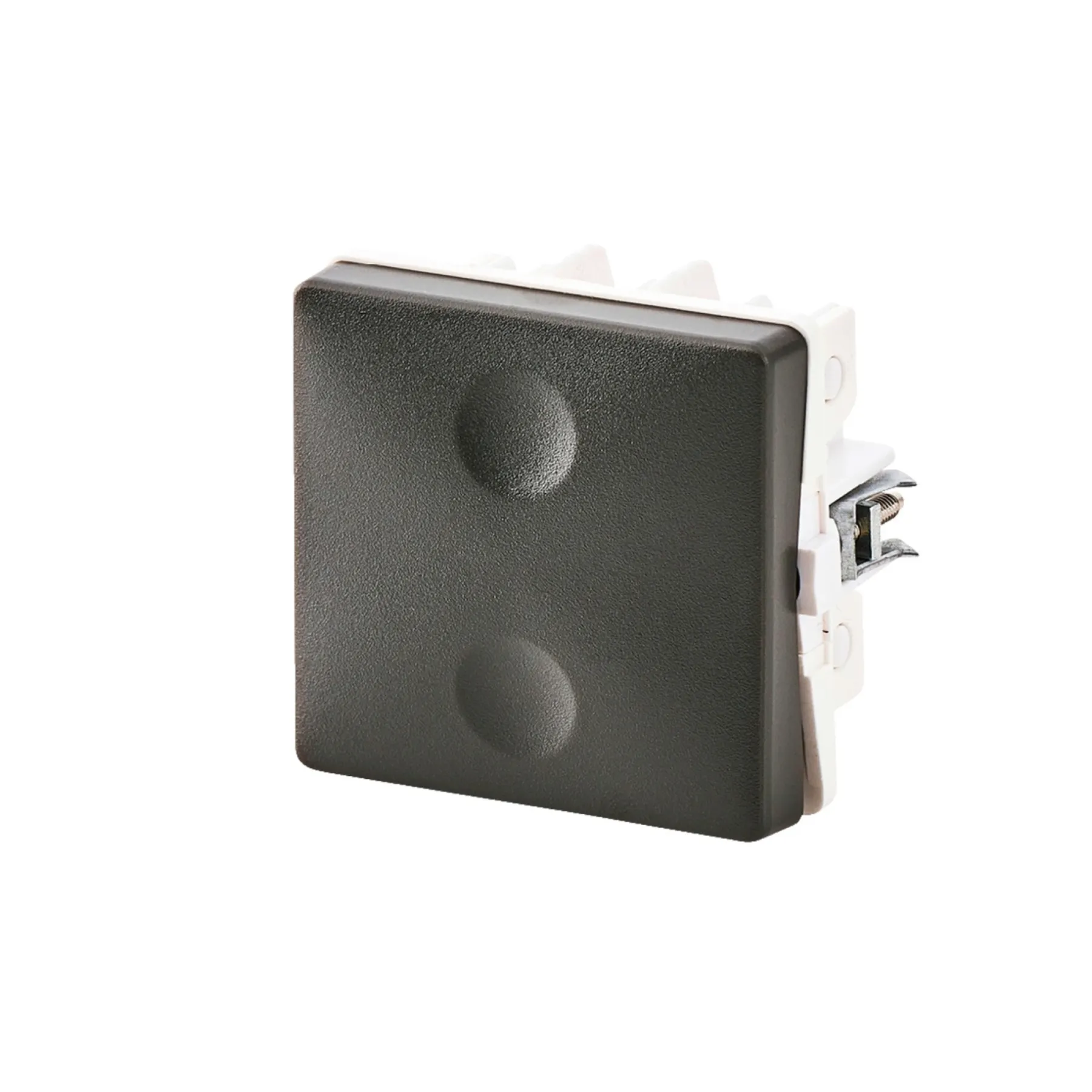 Stikkontakter & Afbrydere ^ FESH SWITCH CURVELINE KRYDSNING - 1,0 MODUL AFBRYDER KOKSGRÅ