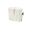 SWITCH CURVELINE DOBB. KORR. - 1,0 MODUL AFBRYDER HVID>FESH Hot
