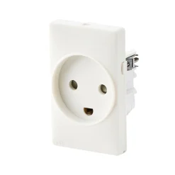 SWITCH CURVELINE STIKKONTAKT HVID 1,5 MODUL M/JORD>FESH Discount