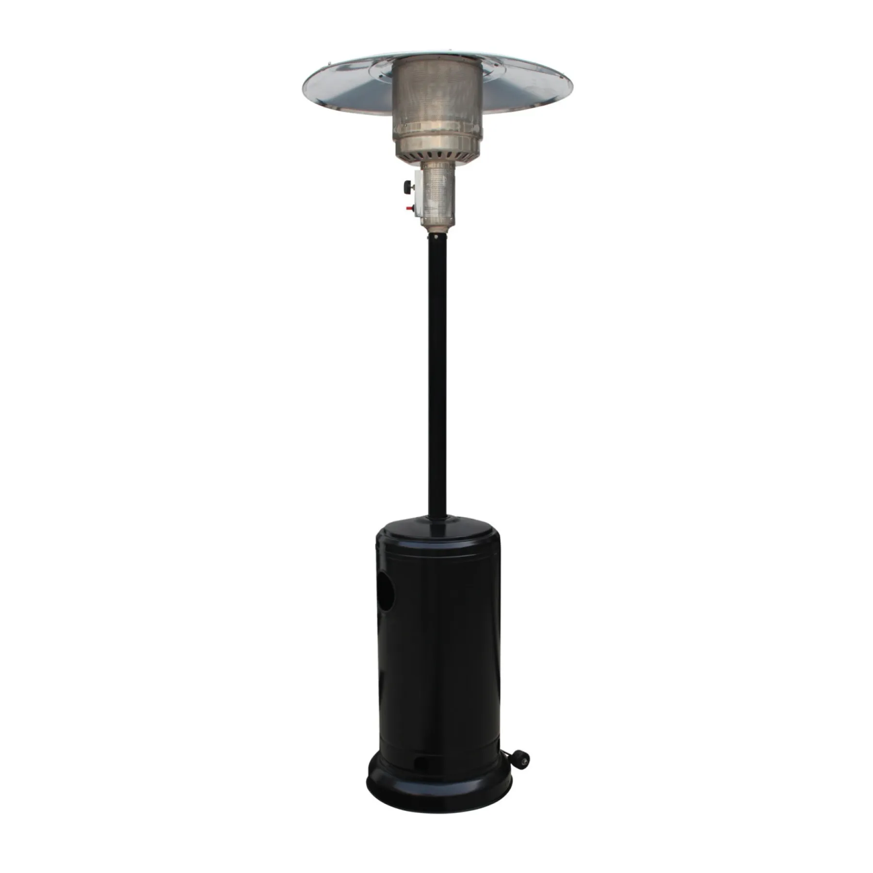 Terrassevarmere ^ F&H Com RUND TERRASSEVARMER SORT 5000-12000 WATT