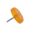 Møbel- & Inventarbeslag ^ FISCHER MØBELSKRUE Ø22 MM GUL 6 STK