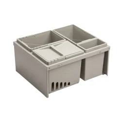 Boligindretning ^ G. funder 3X11 L., 1X3 L. AFFALDSSORTERING GRÅ 530 X 425 X 240MM