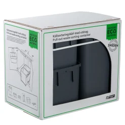Boligindretning ^ G. funder 2X12 L., 1X7 L. AFFALDSSORTERING GRÅ 395 X 270 X 355MM