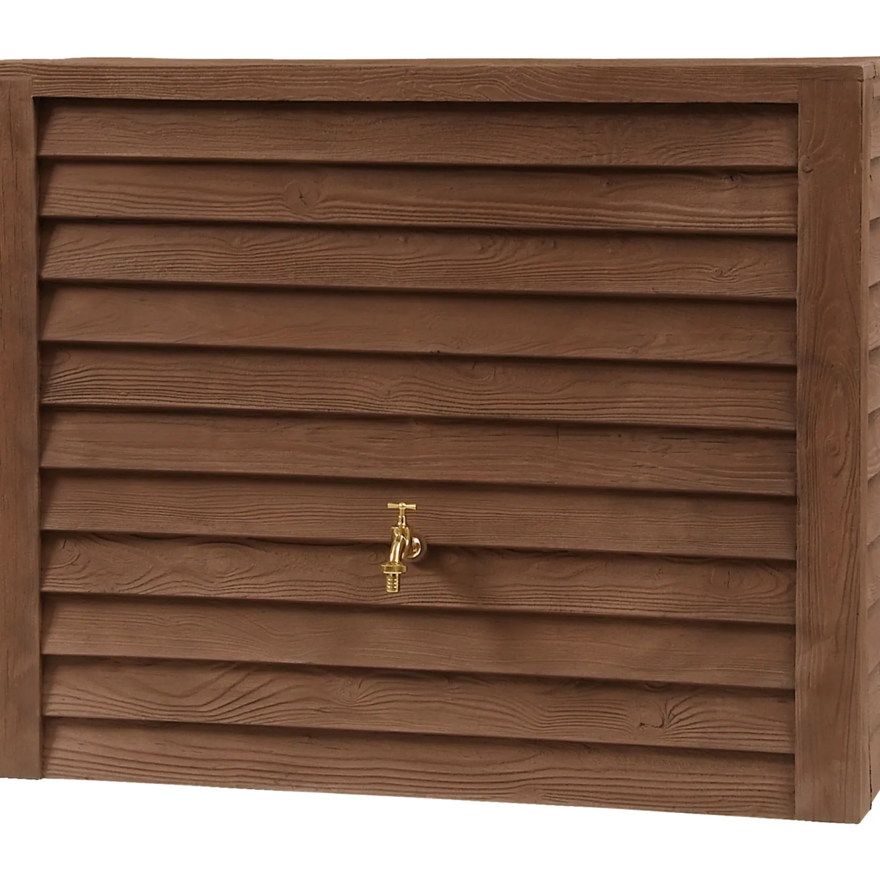 Regnvandstønder & Regnvandsbeholdere ^ Garantia WOODY 350 L REGNVANDSBEHOLDER 40 X 124 X 100 CM LYS BRUN