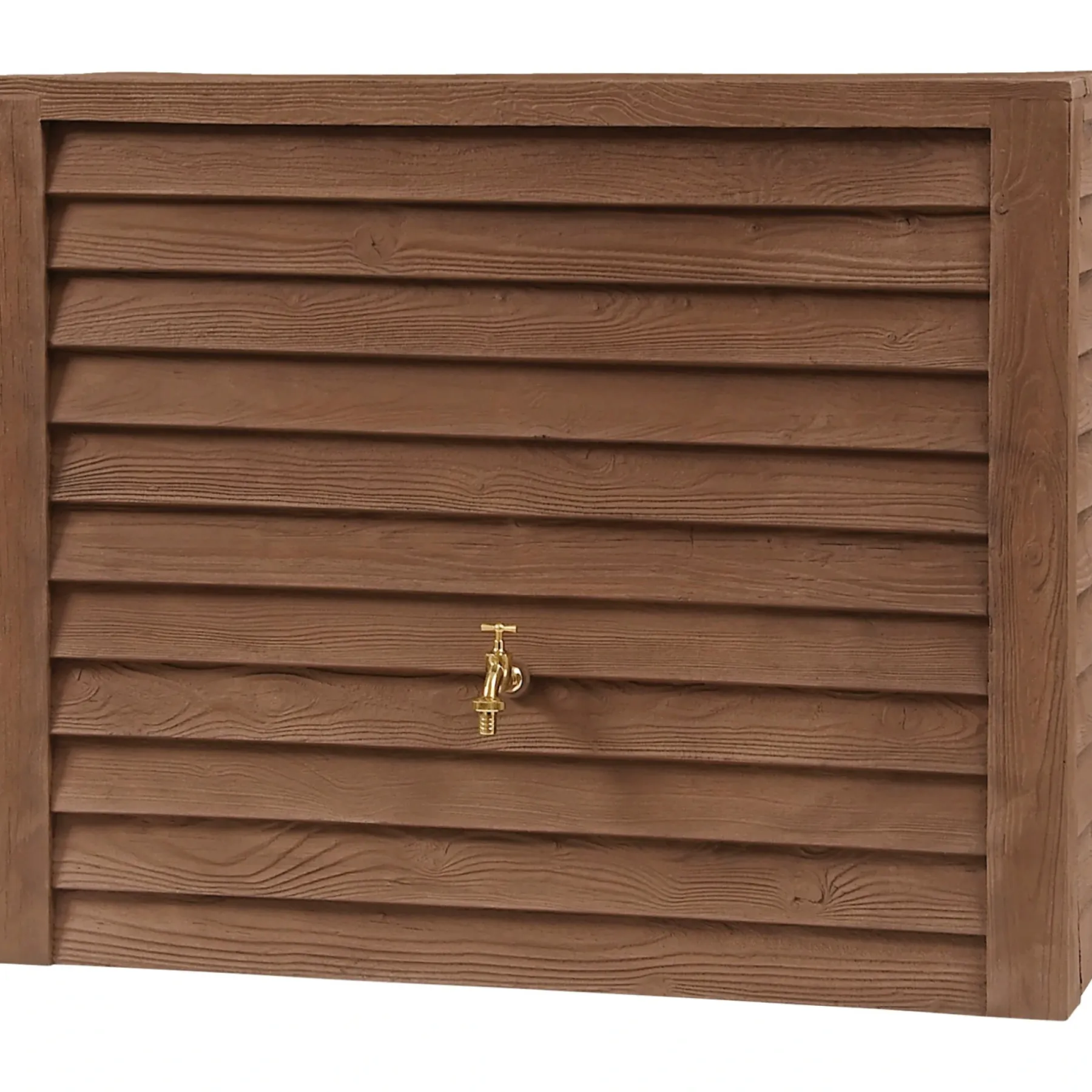 Regnvandstønder & Regnvandsbeholdere ^ Garantia WOODY 350L REGNVANDSBEHOLDER 400X1000X1240 MM MØRK BRUN