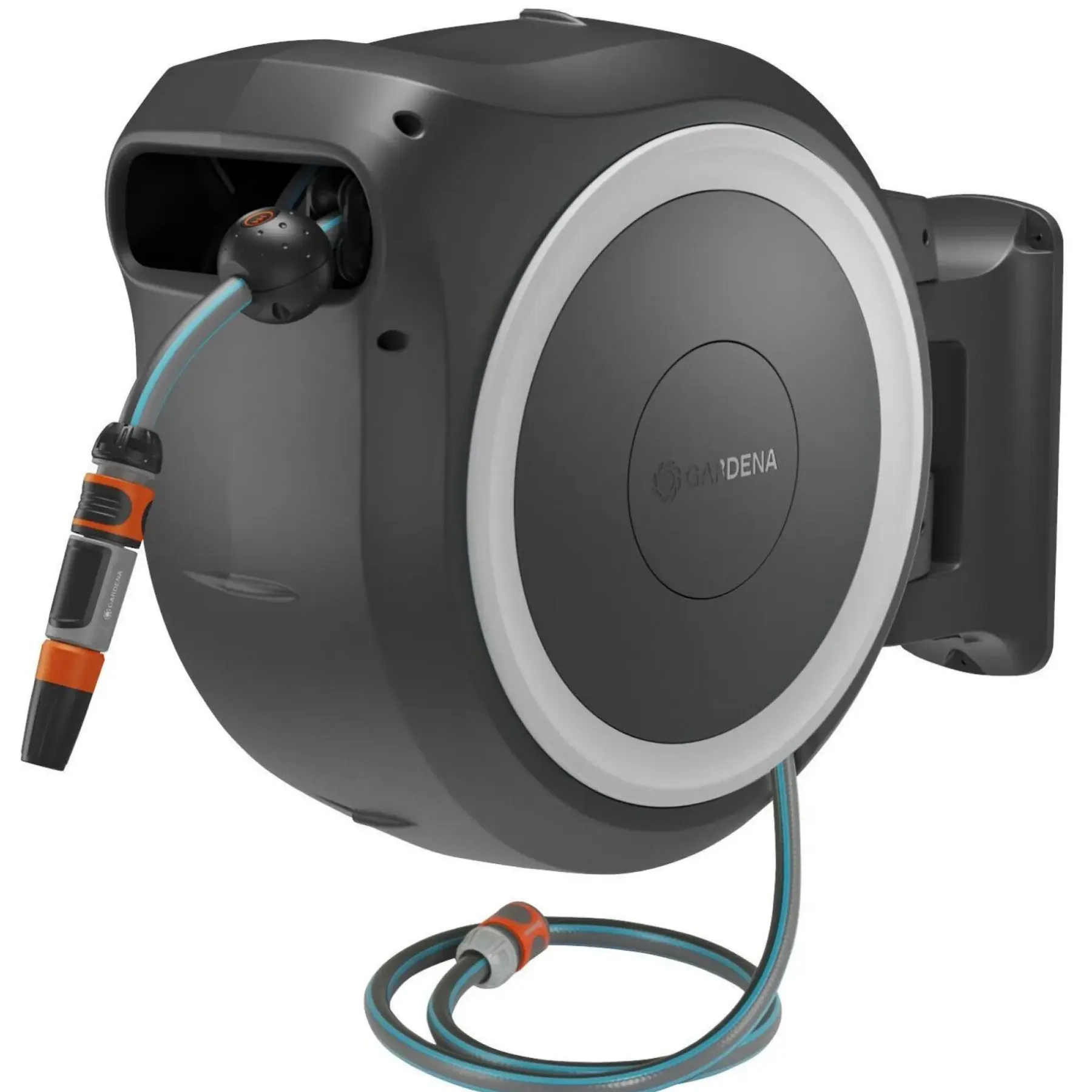 Vandingsartikler ^ Gardena POWERROLL XXL BATTERIDREVET VÆGSLANGEBOKS 40 M
