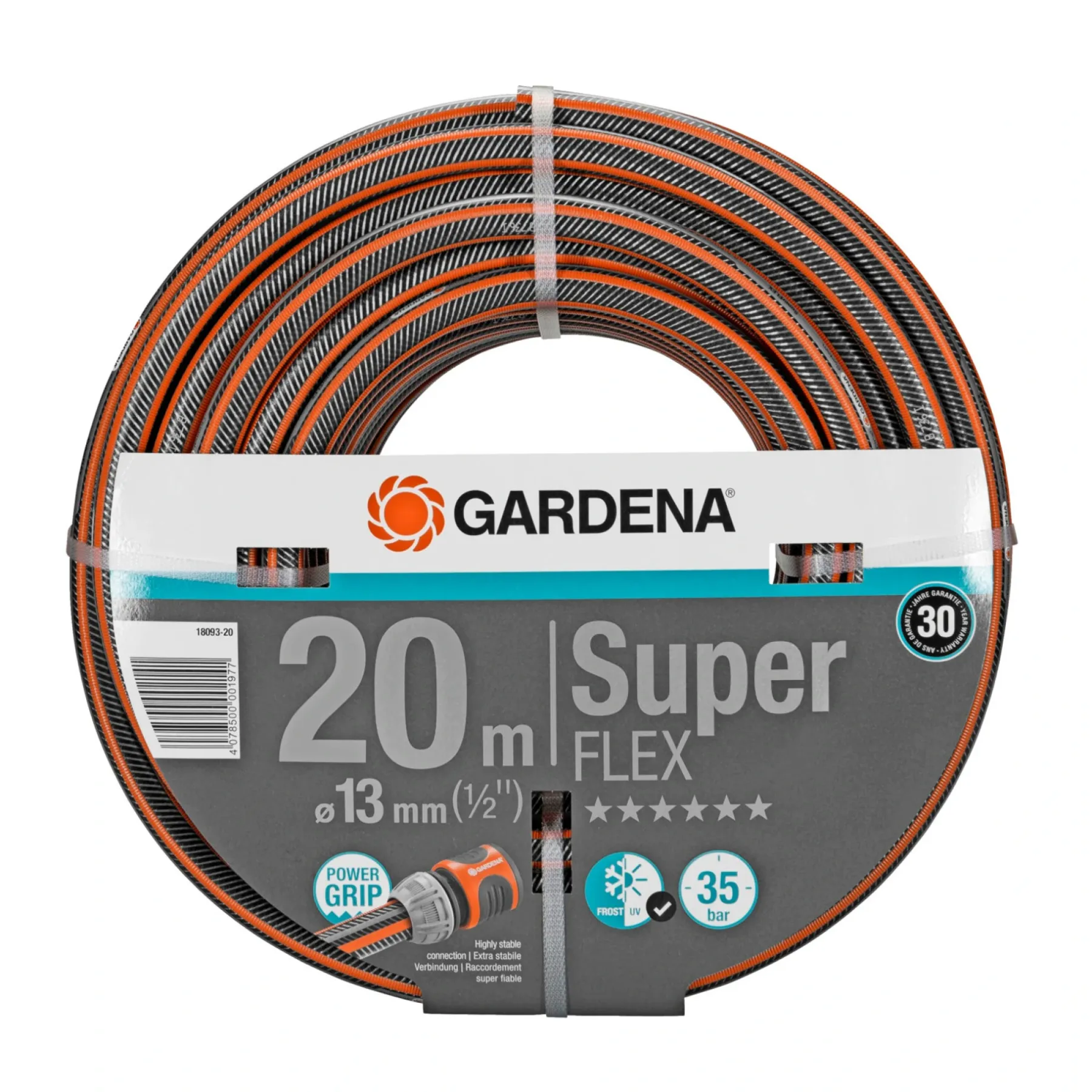 Vandingsartikler ^ Gardena PREMIUM SUPERFLEX SLANGE 20 M
