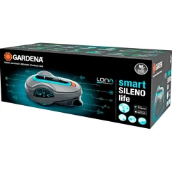 Robotplæneklippere ^ Gardena SMART SILENO LIFE 800 LONA ROBOTPLÆNEKLIPPER 800 M2