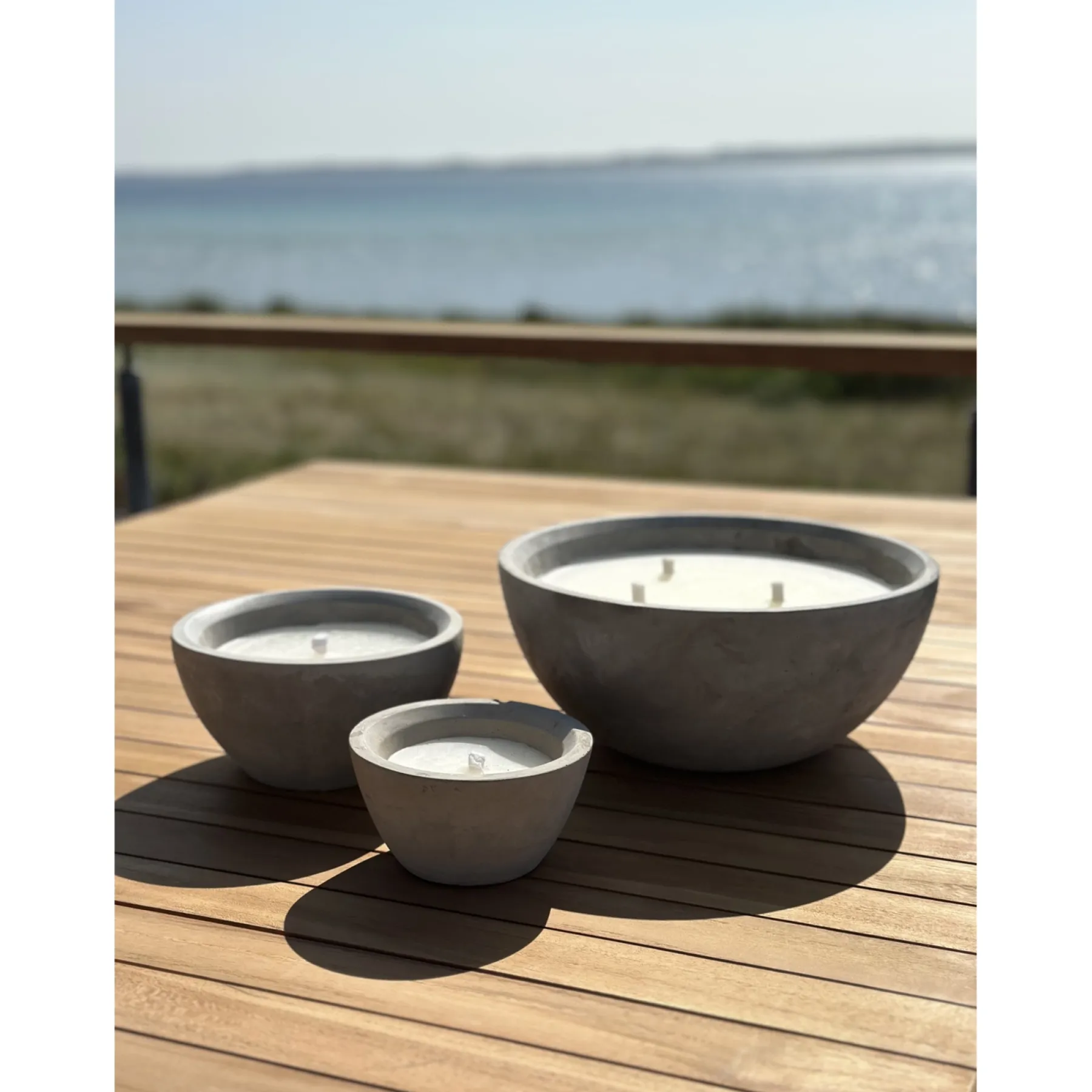 UDENDØRS STEARINLYS BETON GRÅ Ø12,8XH 8,2 CM>Garden Life Online
