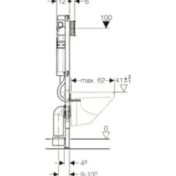 Toiletter ^ Geberit DUOFIX INDBYGNINGSCISTERNE