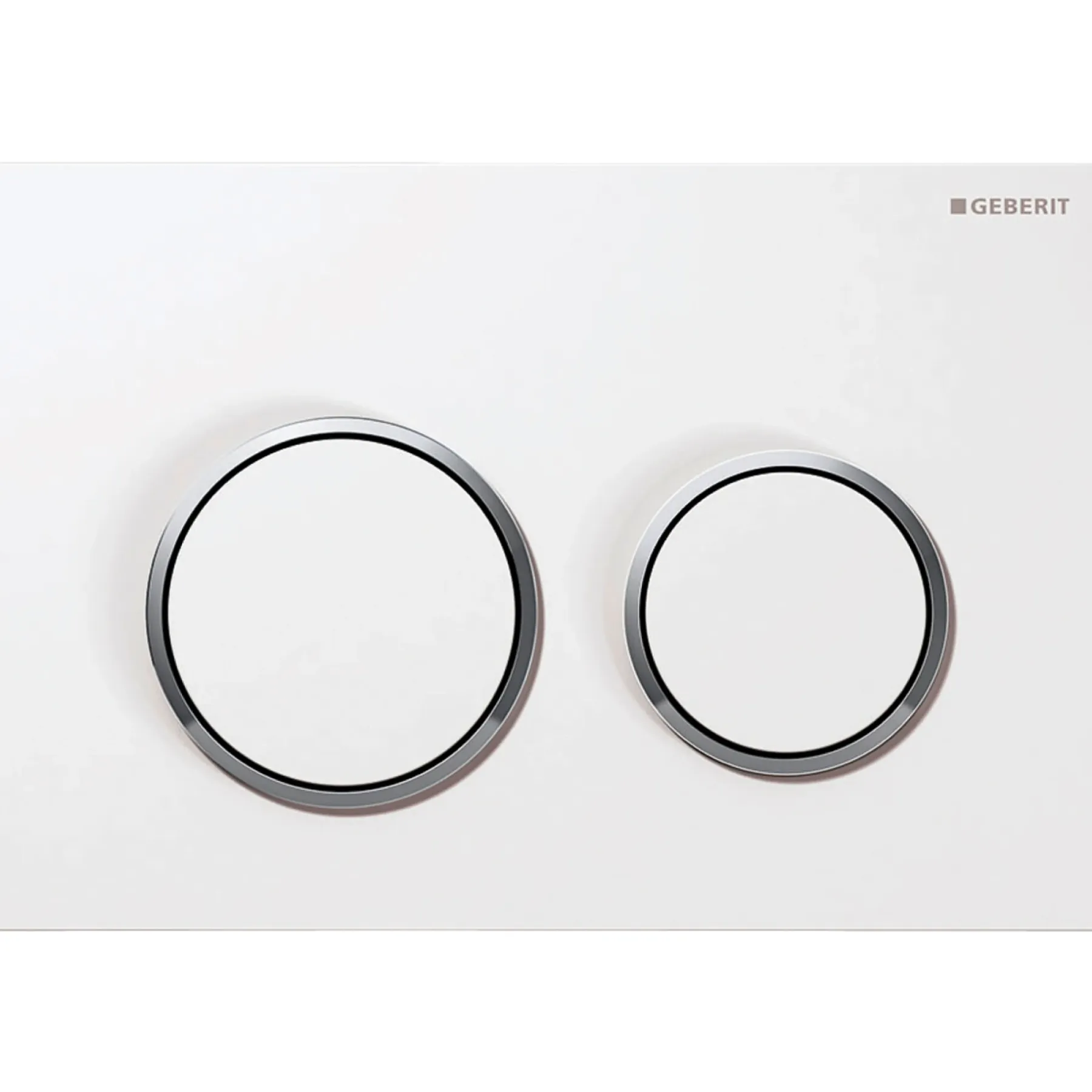 OMEGA20 BETJENINGSPLADE HVID>Geberit Outlet
