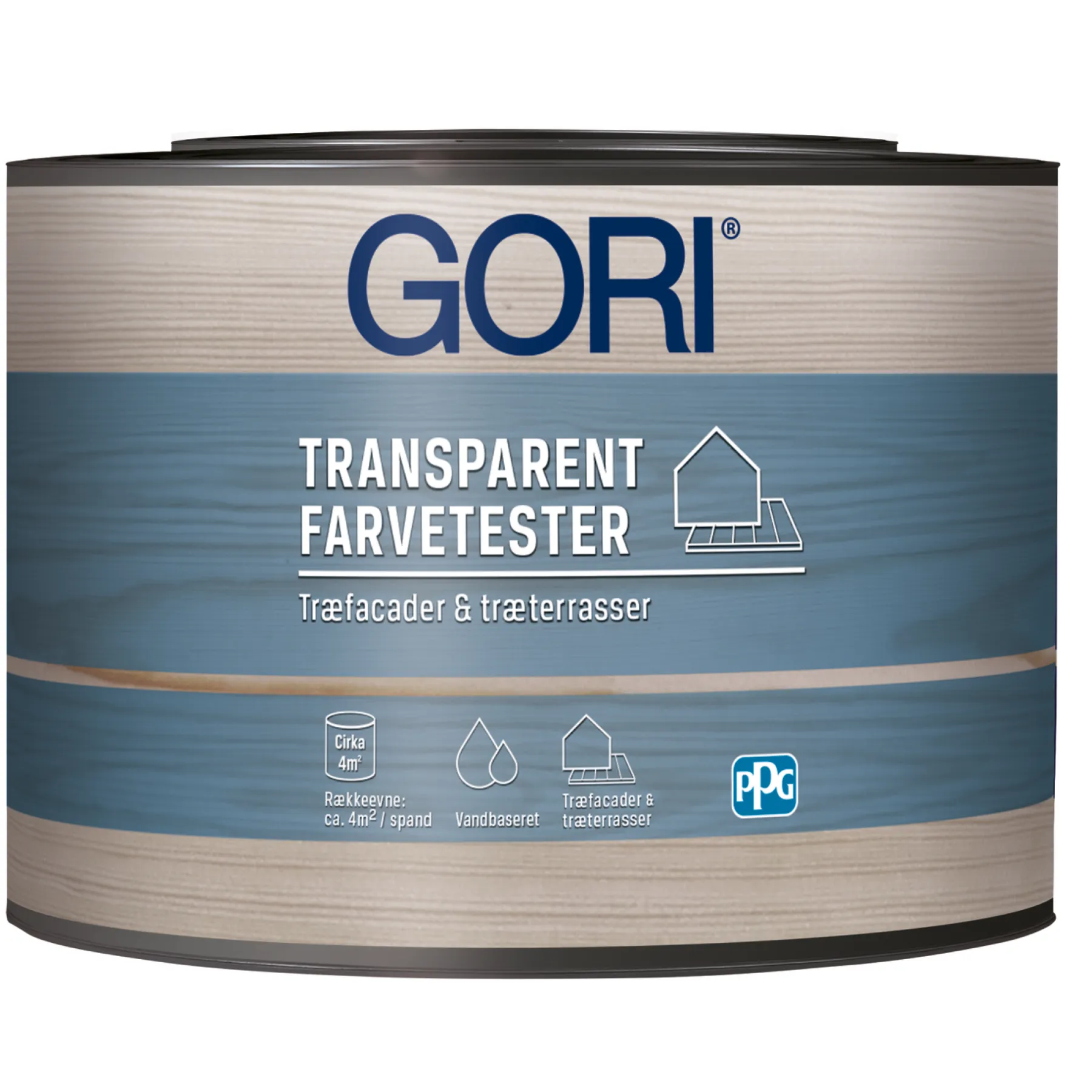 FARVEPRØVE TRÆBESKYTTELSE TRANSPARENT BASE 30 380 ML>Gori Hot
