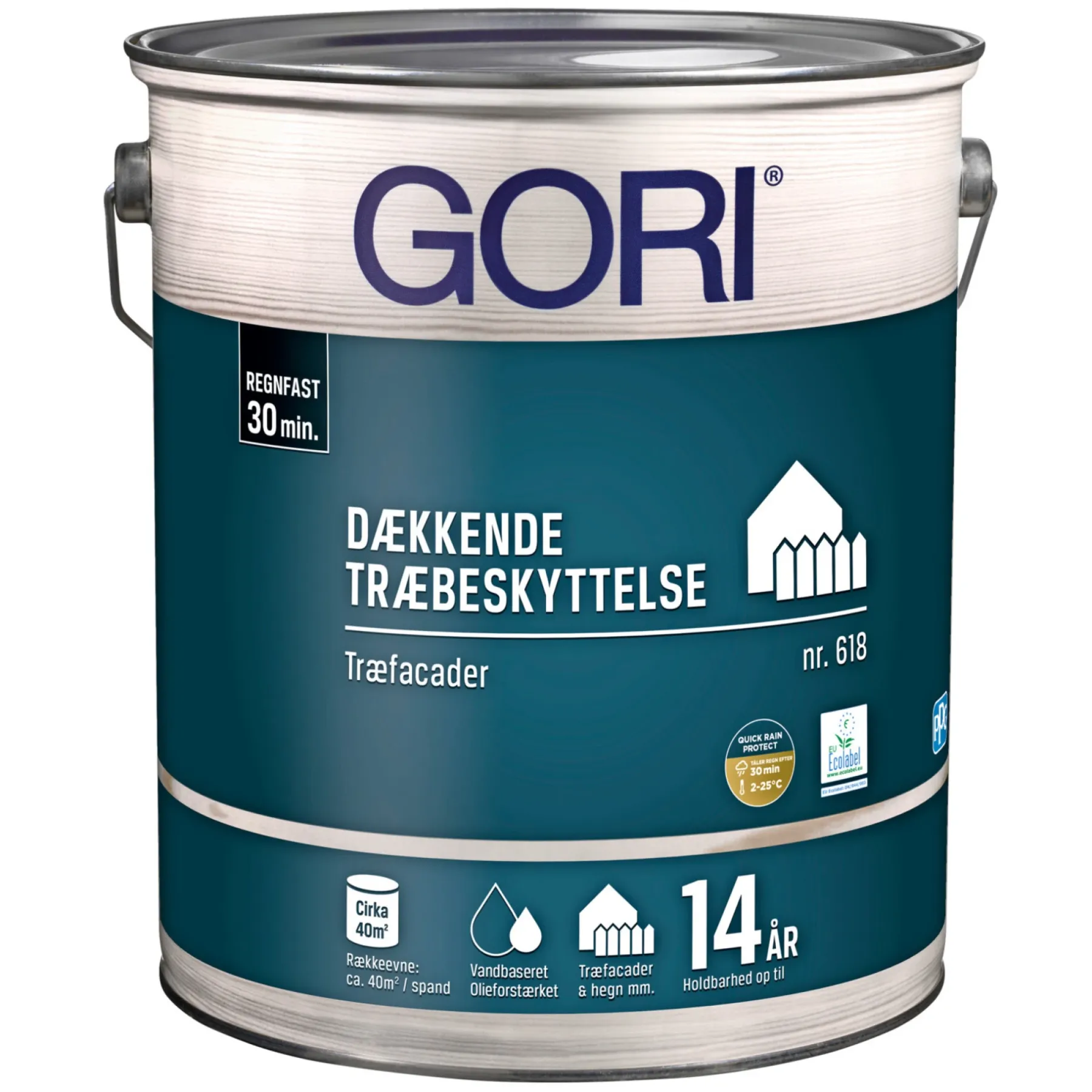 618 TRÆBESKYTTELSE DÆKKENDE 4,5 L BASE 30>Gori