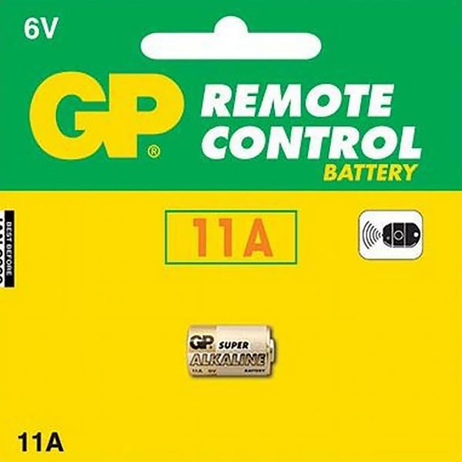 Batterier ^ GP ALKALINE 11A BATTERI 1 STK
