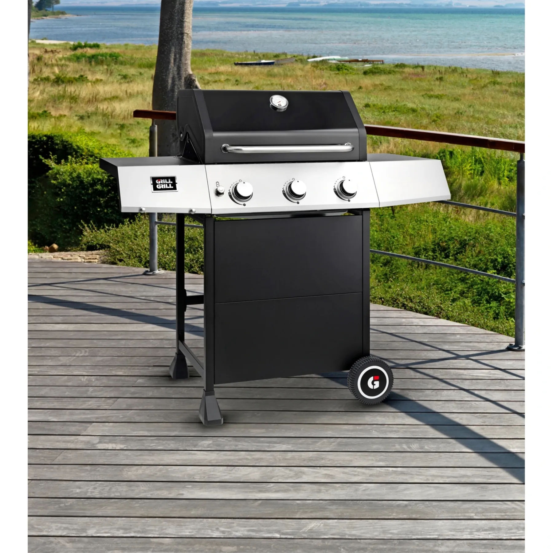 CASUAL B-312 GASGRILL SORT/RUSTFRIT STÅL>GrillGrill Discount