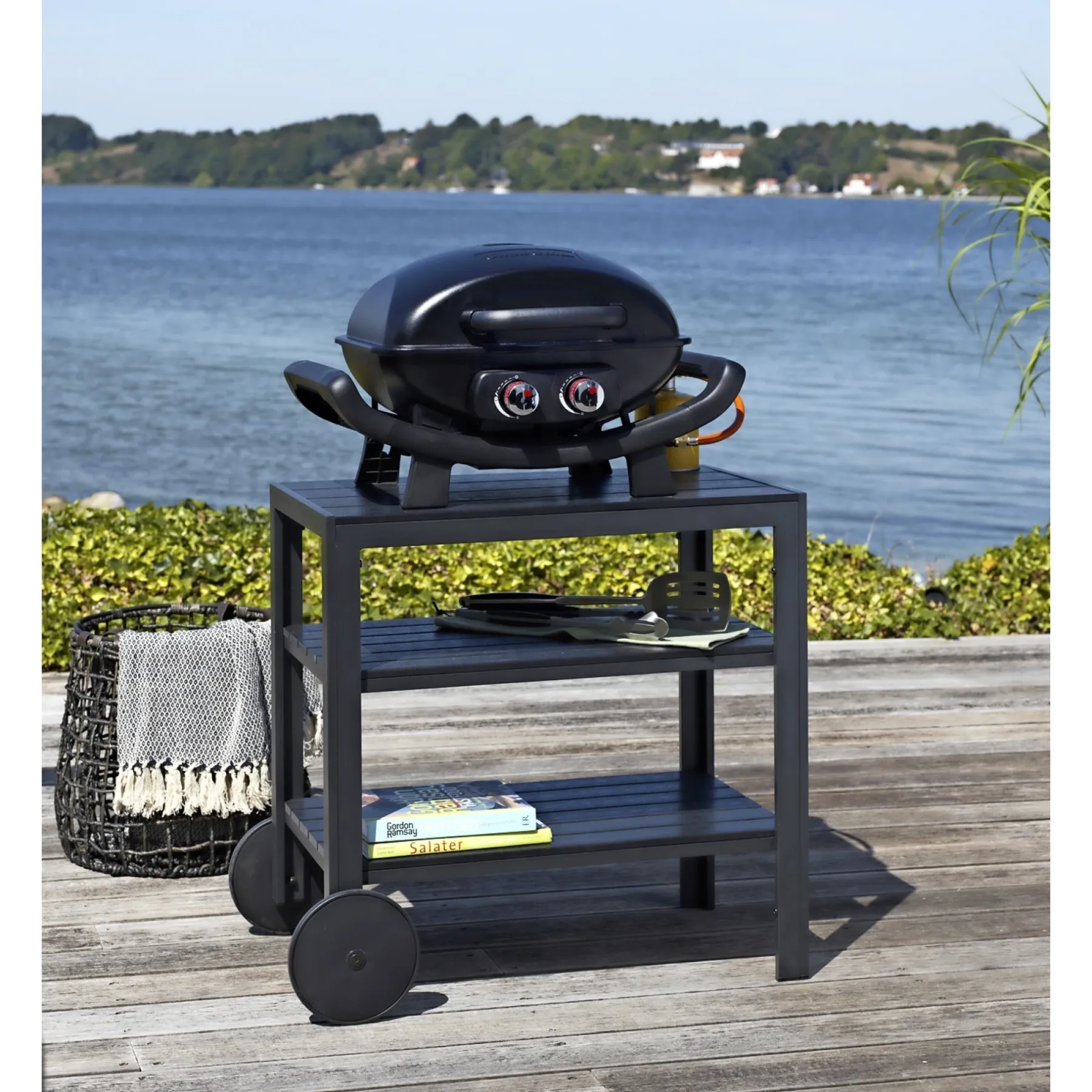 Grilltilbehør ^ GrillGrill HANDY SERVERINGSVOGN