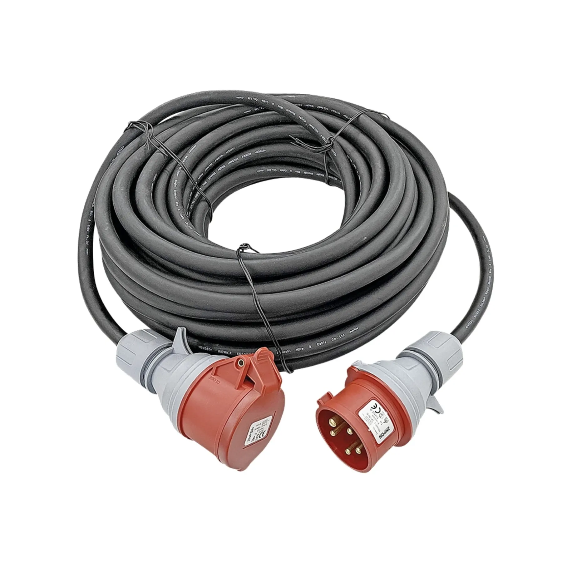 Ledninger ^ Gripo CEE KABELSÆT M/JORD 400V 5X2,5MM² 25 M