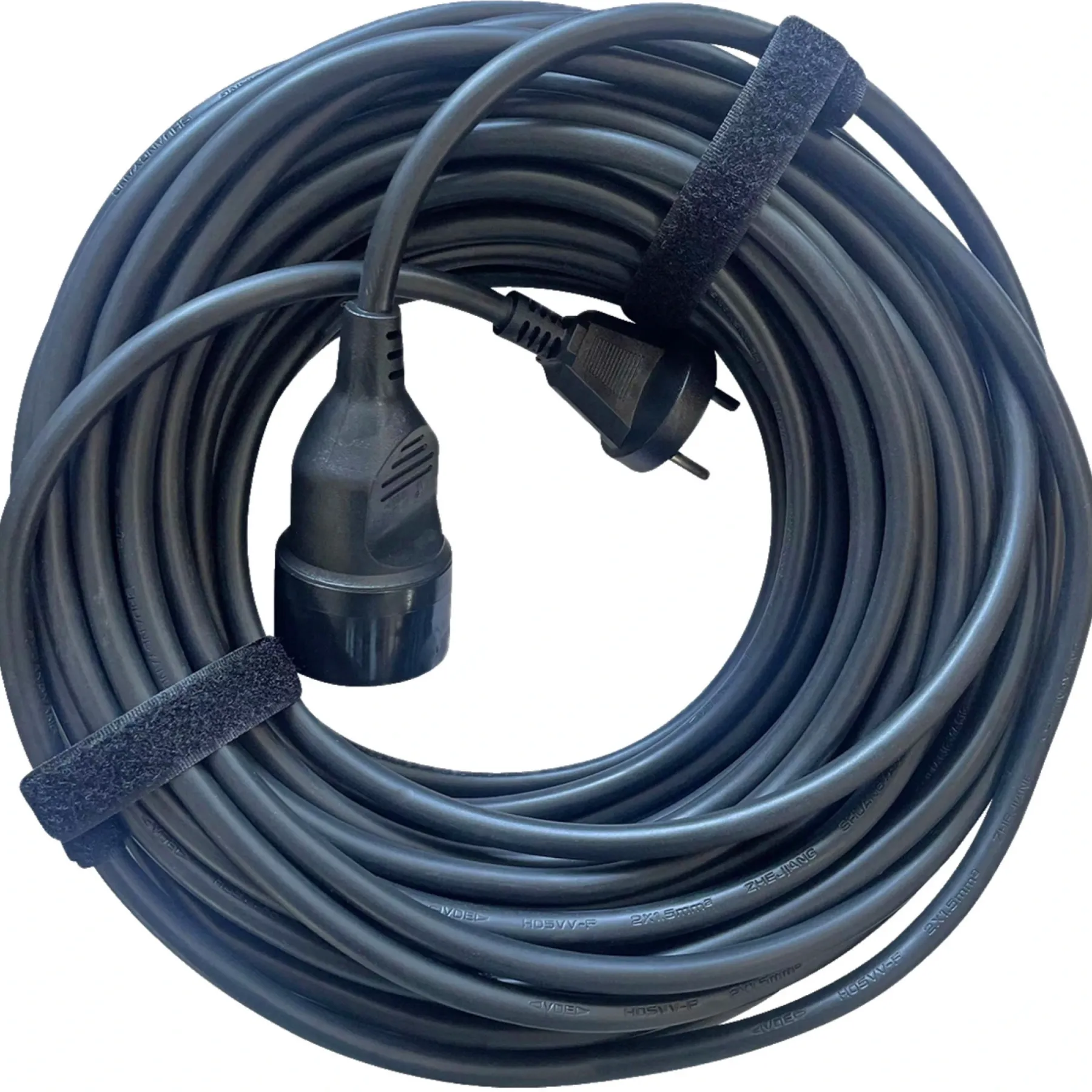 Ledninger ^ Gripo PVC KABELSÆT 2X1,5MM² 20 M SORT