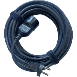 PVC KABELSÆT 2X1,5MM² 10 M SORT>Gripo Discount