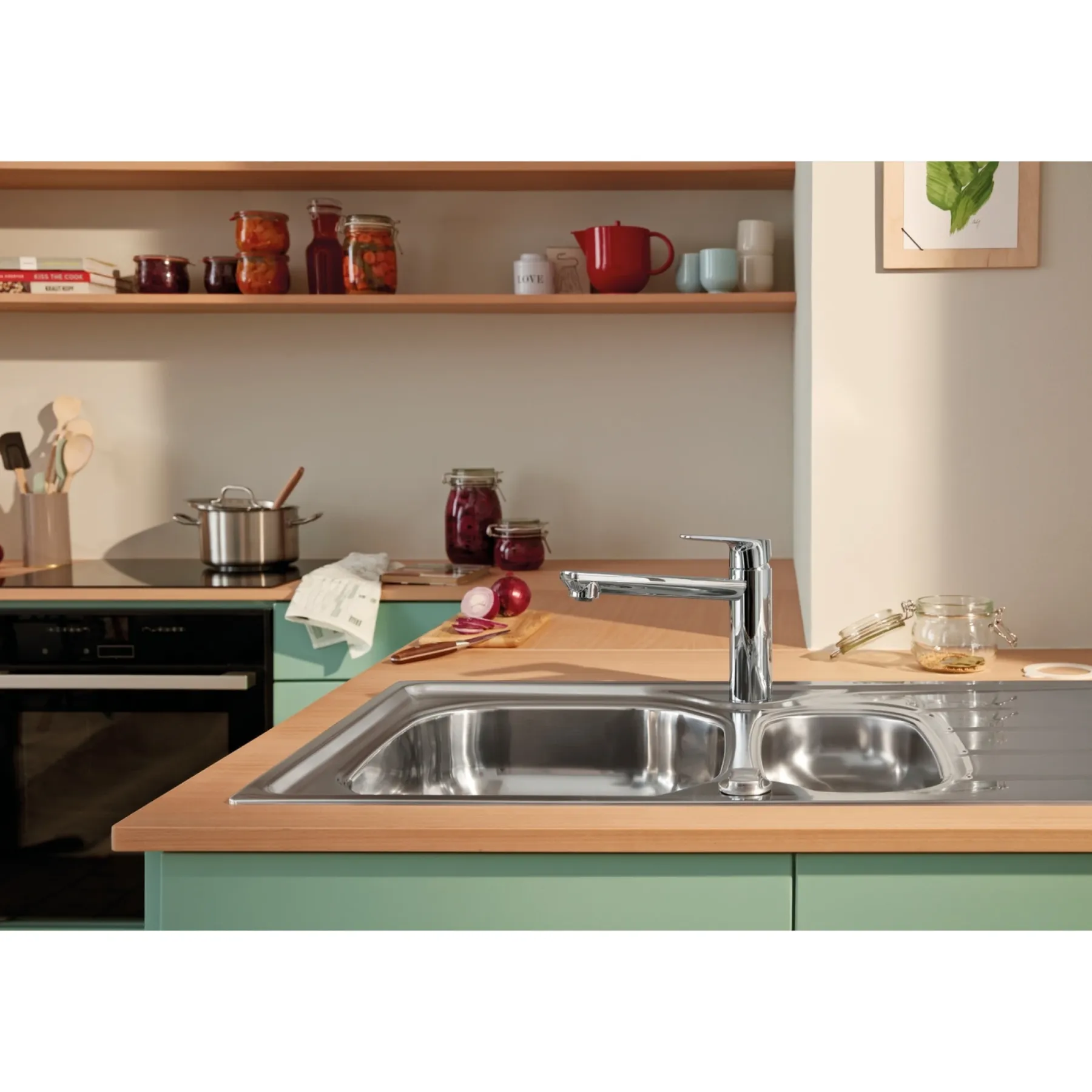 Køkkenarmaturer ^ Grohe START EDGE QUICKFIX KØKKENARMATUR KROM
