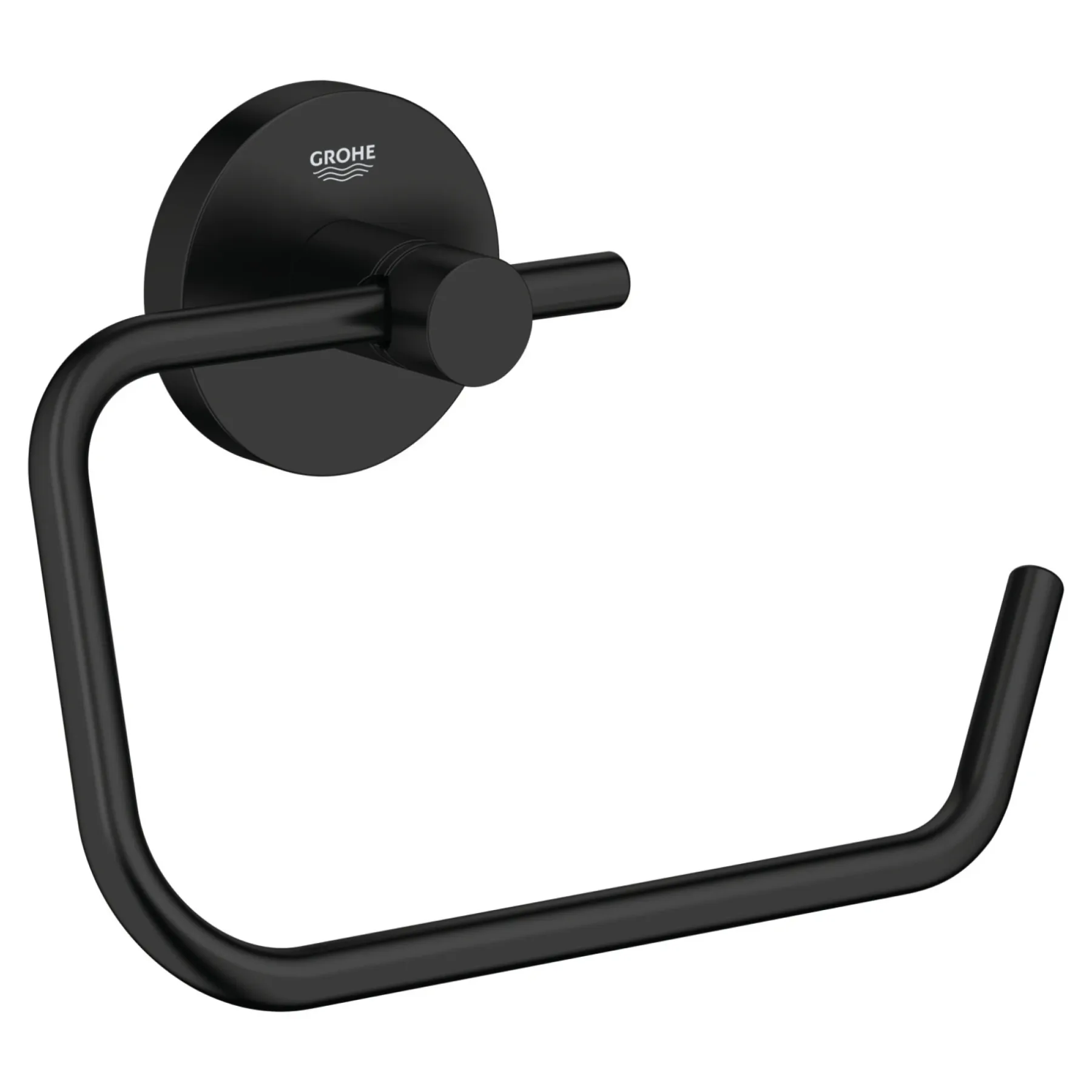 Tilbehør Badeværelse ^ Grohe START QUICKFIX TOILETPAPIRHOLDER MAT SORT