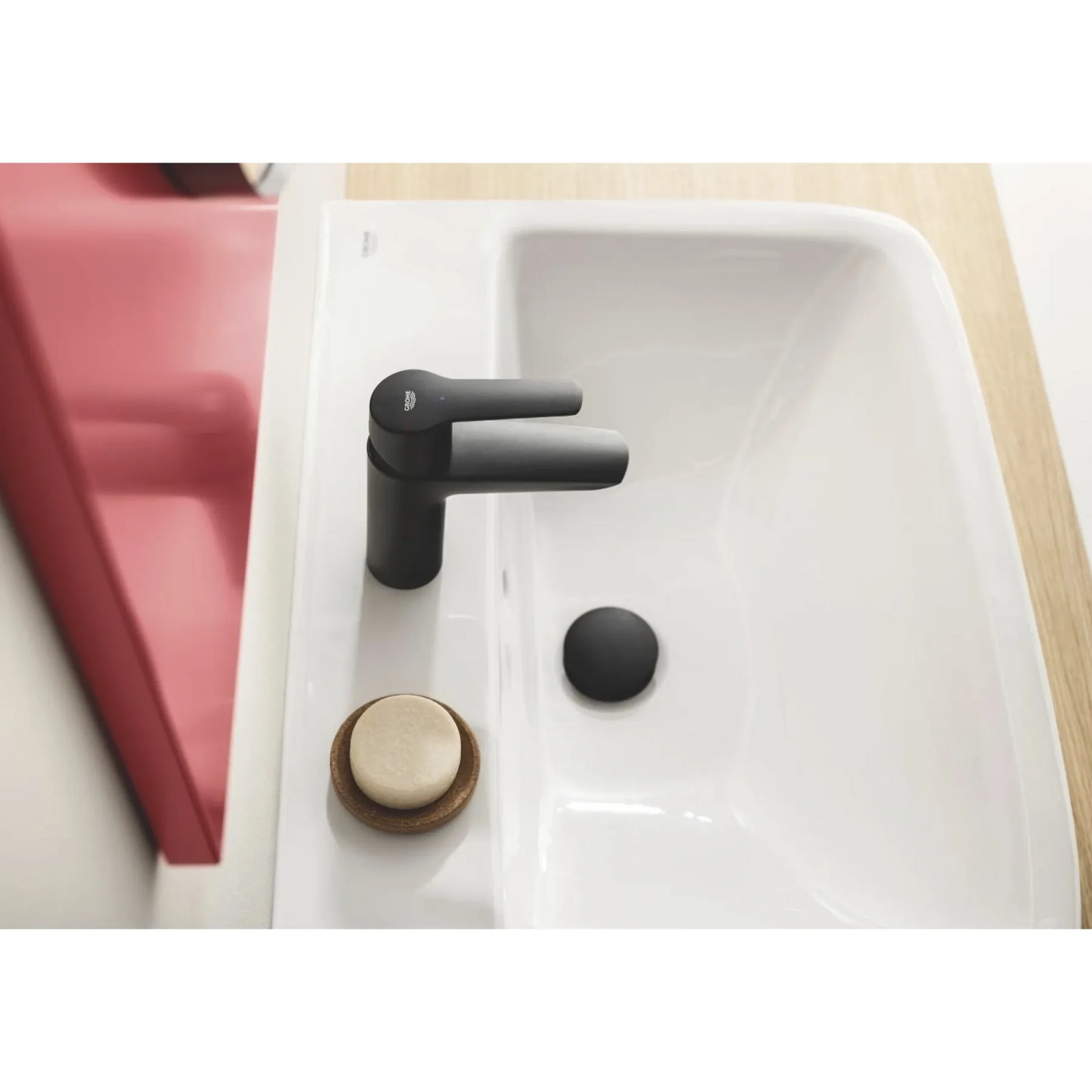 Vandhane ^ Grohe START S SIZE HÅNDVASKARMATUR 1-GREB MAT SORT