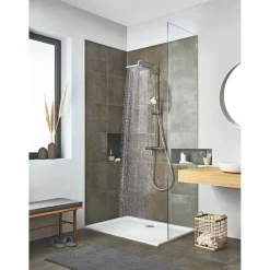 Brusestangssæt ^ Grohe TEMPTESTA 250 CUBE BRUSESYSTEM KROM